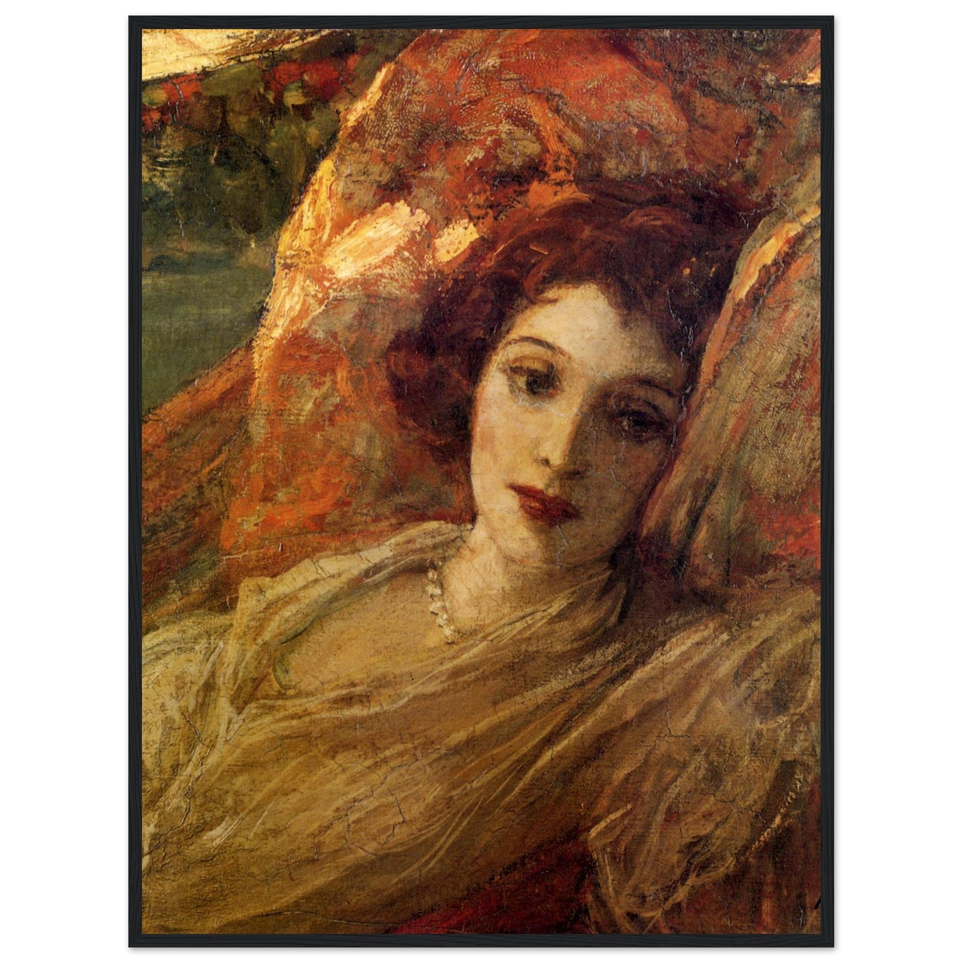 Hazel in the Red Hammock (c.1923) – Sir John Lavery (view 5)