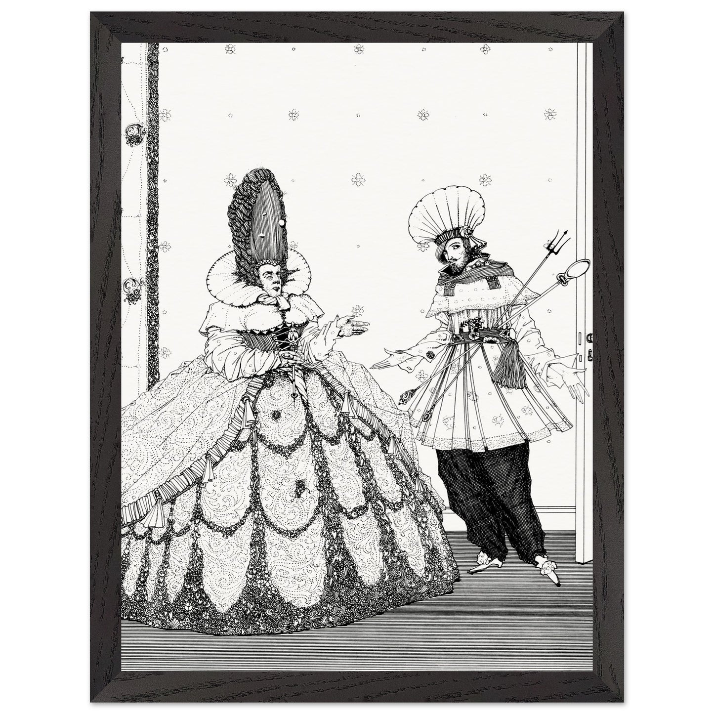 The Sleeping Beauty – Harry Clarke Art Print (view 9)