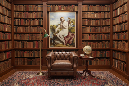 Impression d'art « Baigneurs surpris » par l'artiste irlandais William Mulready