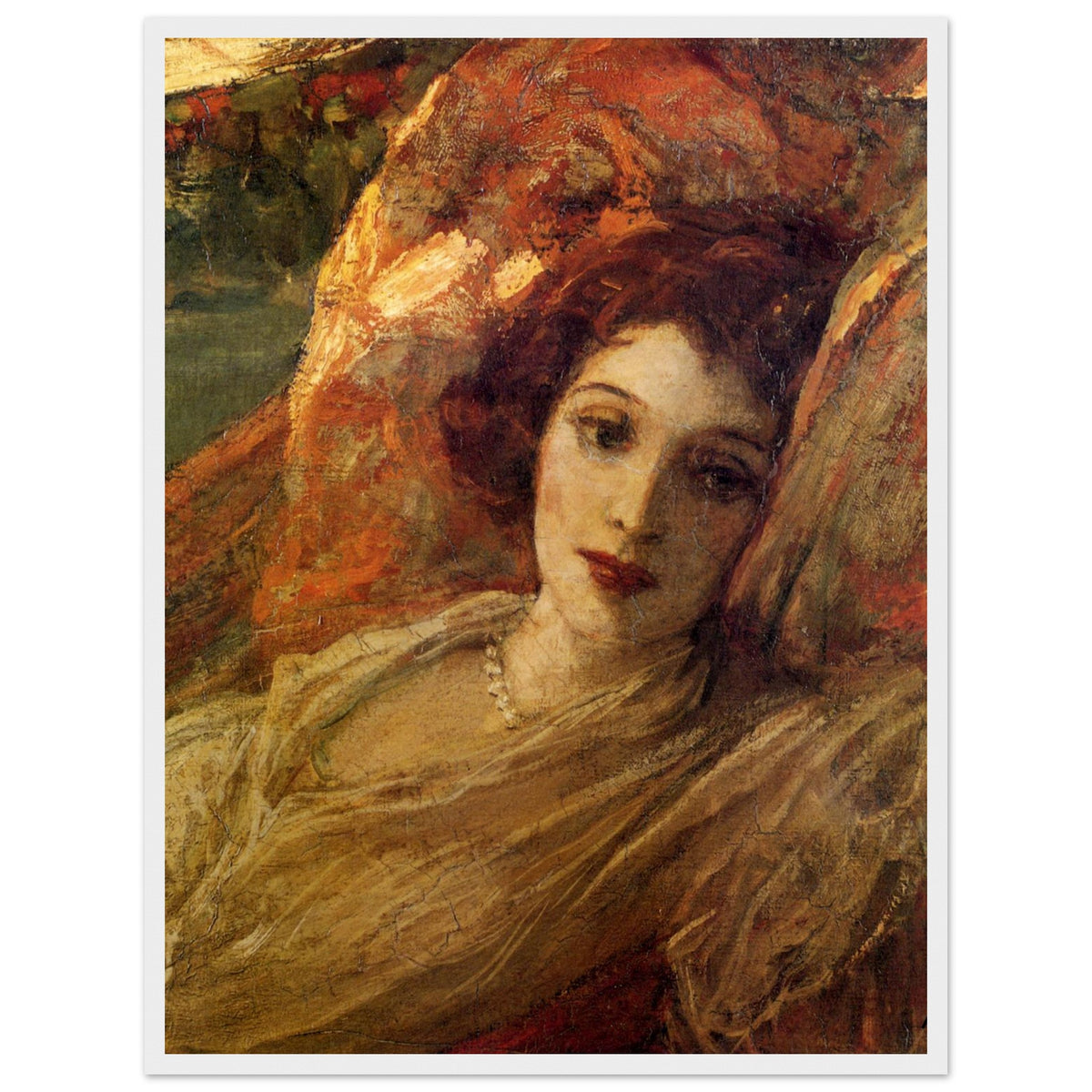 Hazel in the Red Hammock (c.1923) – Sir John Lavery (view 9)