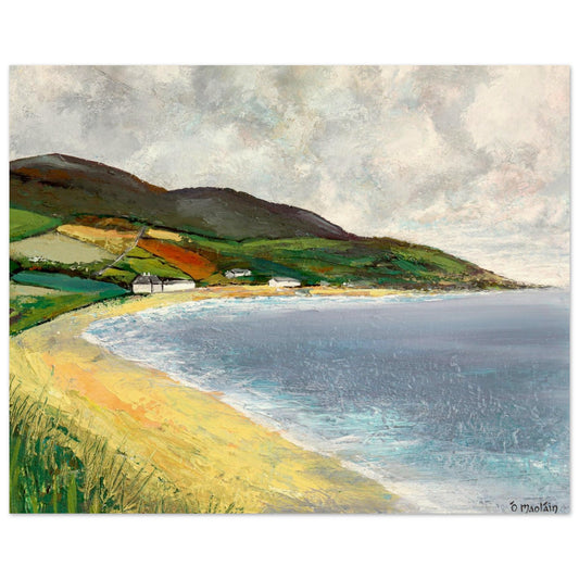 Cushendun Beach by Ó Maoláin 250gsm art print 40x50cm