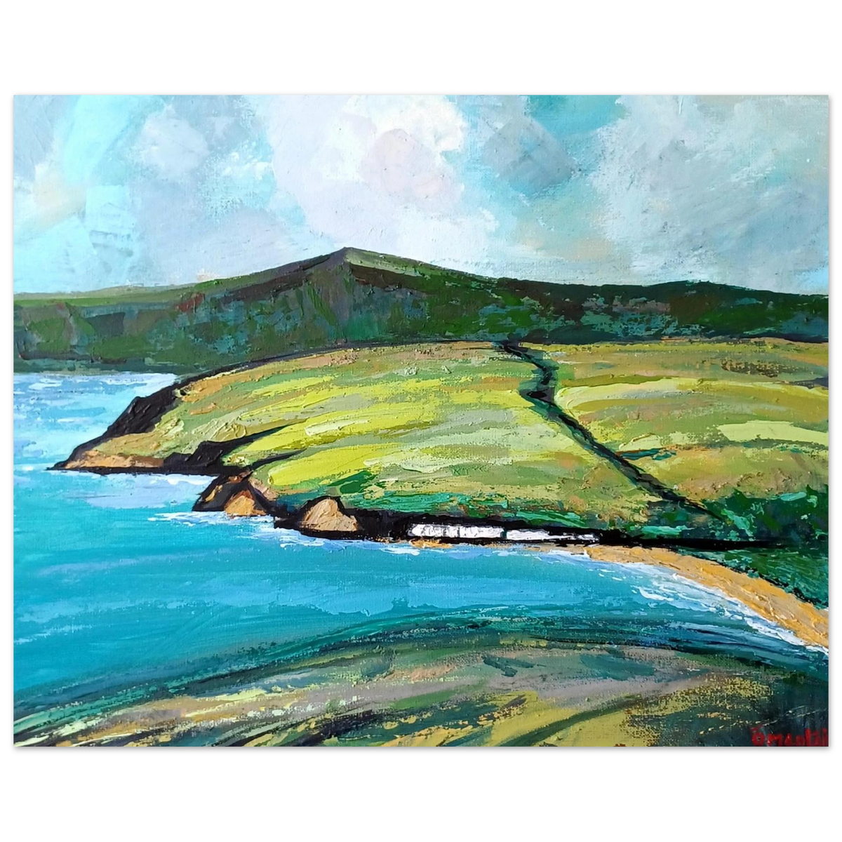 Cushendun Vista by Ó Maoláin 250gsm Irish landscape print
