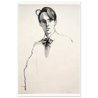 William Butler Yeats by William Rothenstein - Art Print (view 18)