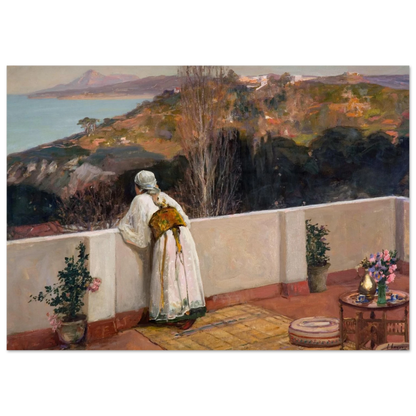 Evening, Tangier,  By Irish Artist Sir John Lavery Art Print – view 8 | Buy Irish Art