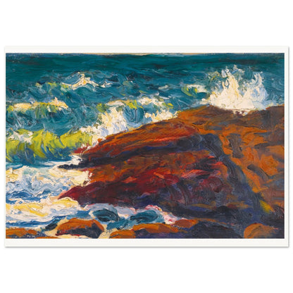 Seascape by Irish Artist Roderic O'Conor Art Print (view 8)