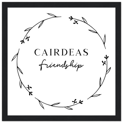 Cairdeas Friendship Irish Prints, Irish Language Gifts, Wall Art, Gaelic Home Decor, Ireland Art, Poster, Print, Seanfhocal Proverbs Friends