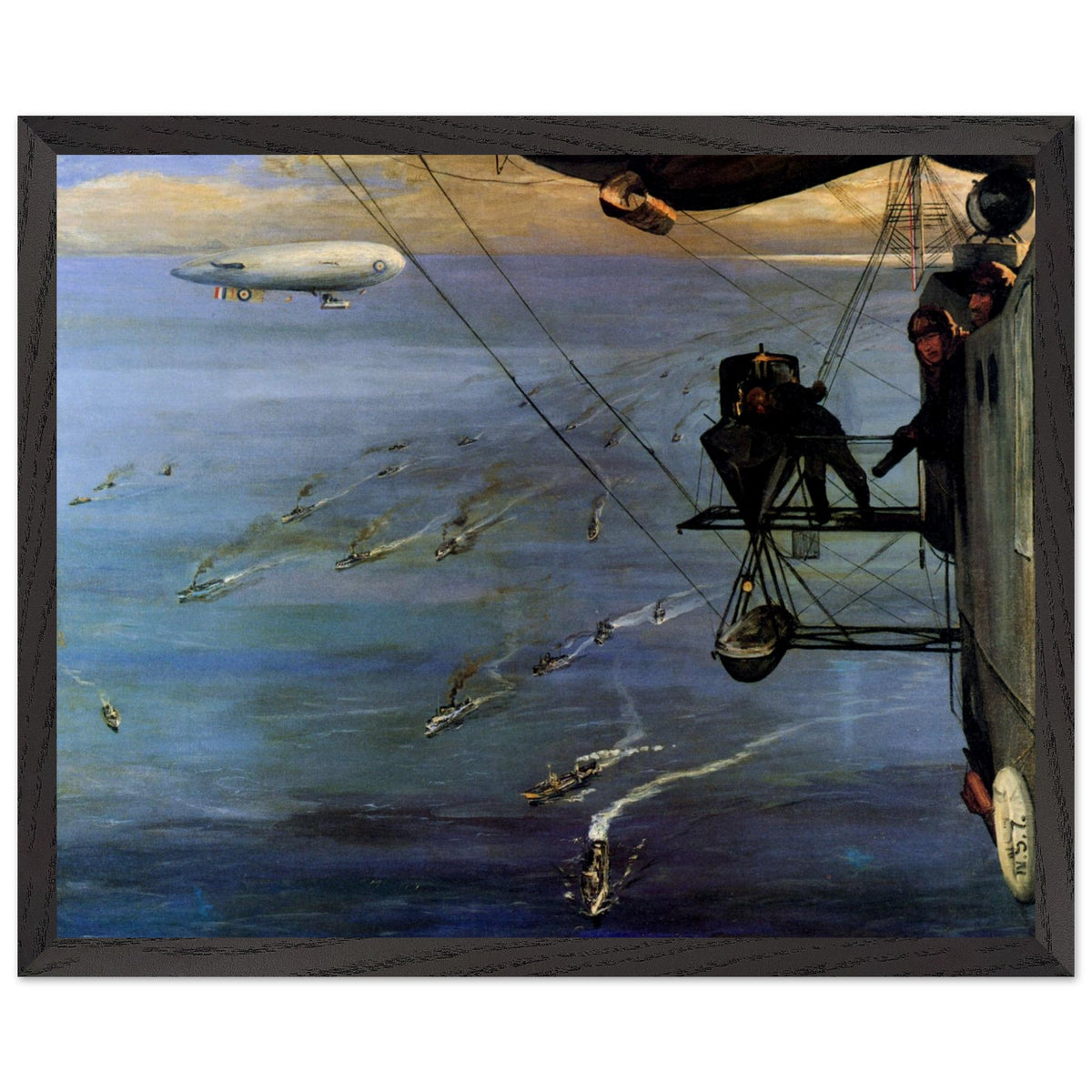 A Convoy, North Sea (1918) – Sir John Lavery (view 4)