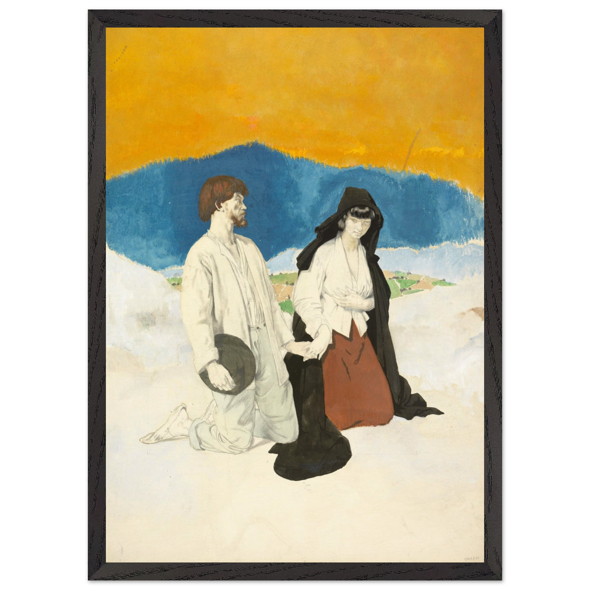 Study for The Western Wedding by William Orpen Art Print (view 12)