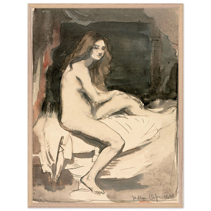 Seated Female Figure – William Orpen Art Print (view 9)