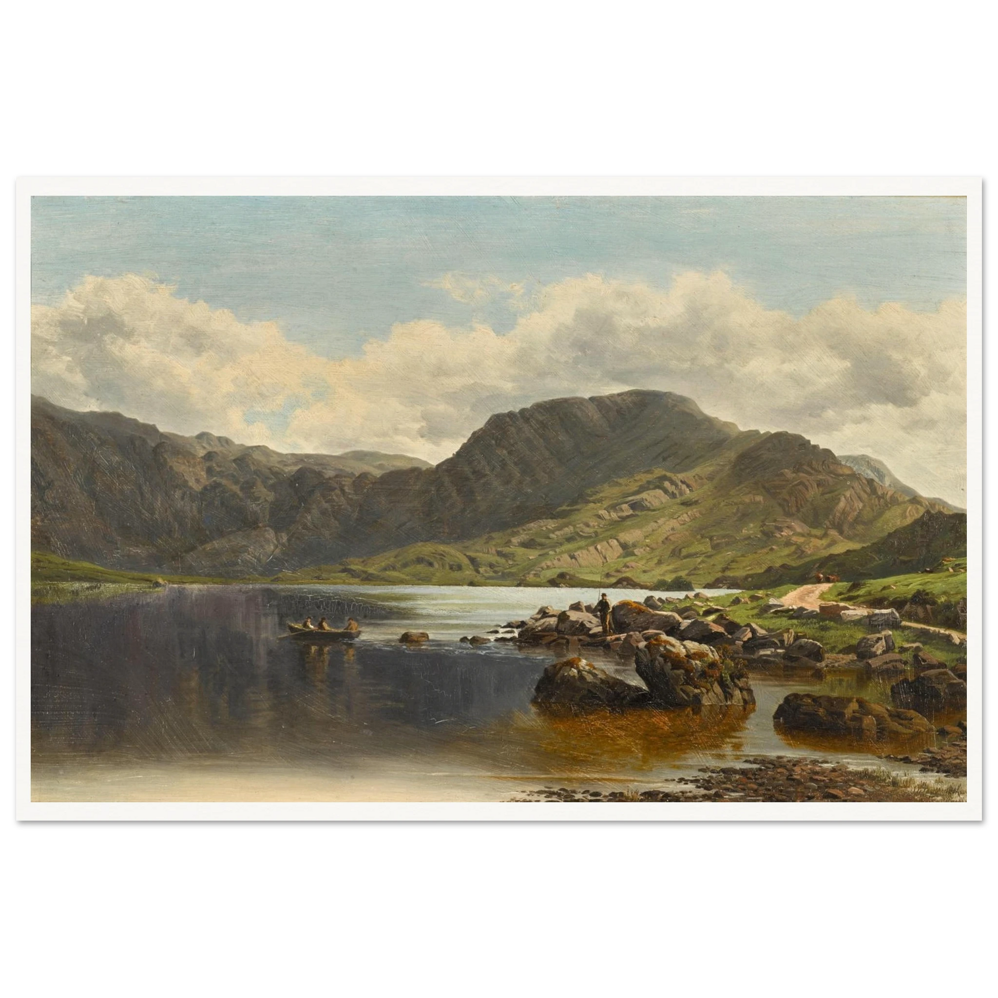 Cloon Lake, Glencar, Co. Kerry Irish Art Print (view 2)