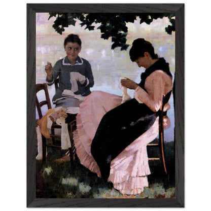 Sewing in the Shade (1884) – Sir John Lavery (view 8)