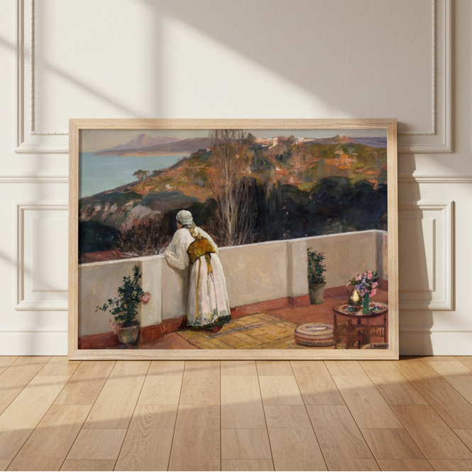 Evening, Tangier – Sir John Lavery Art Print (view 16)