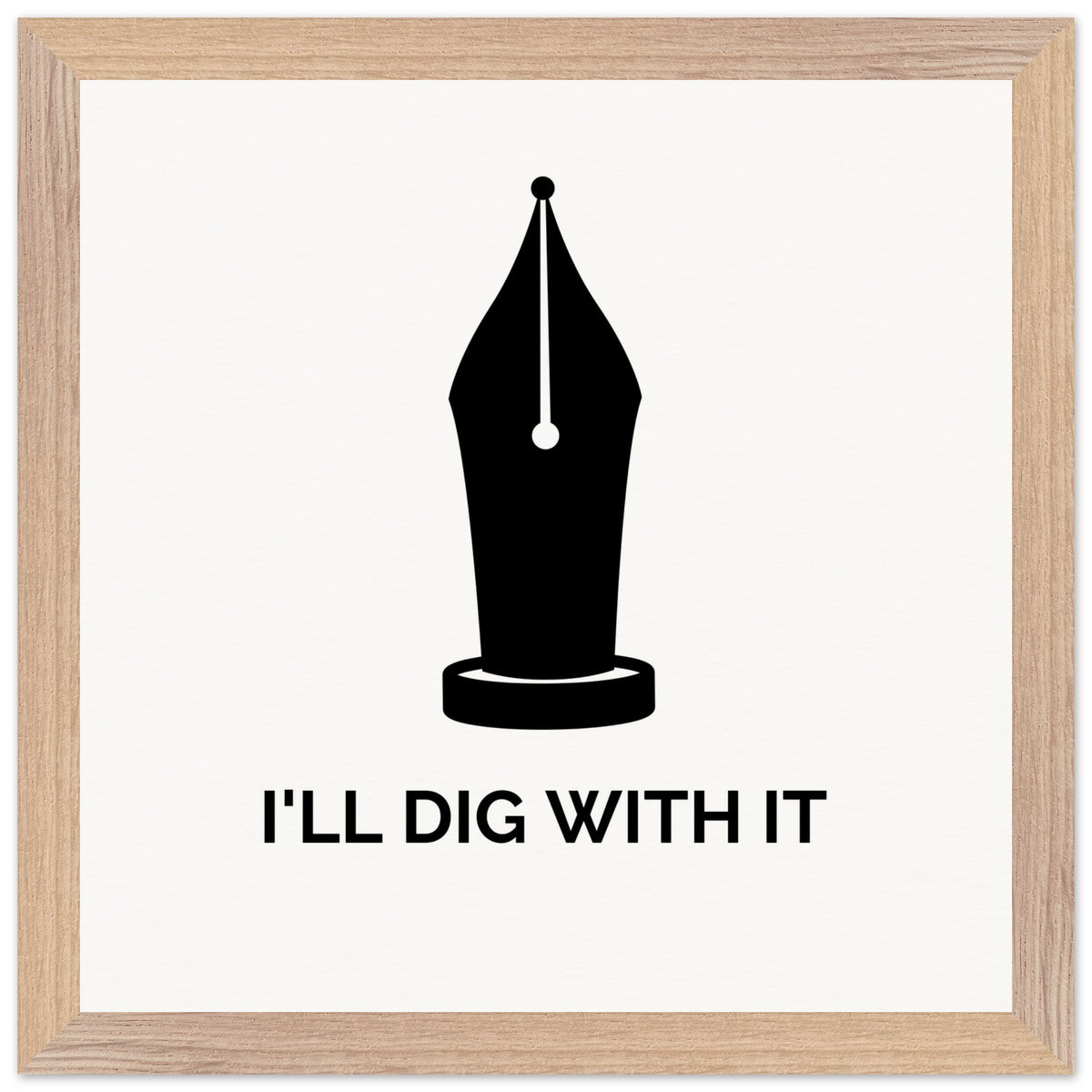 I’ll Dig With It – Seamus Heaney Quote Art Print (view 9)