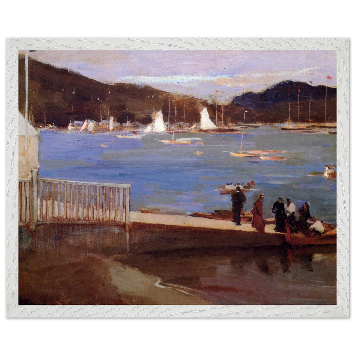Sailing Boats on the Clyde, Hunter's Quay (1890) – Sir John Lavery Print (view 3)