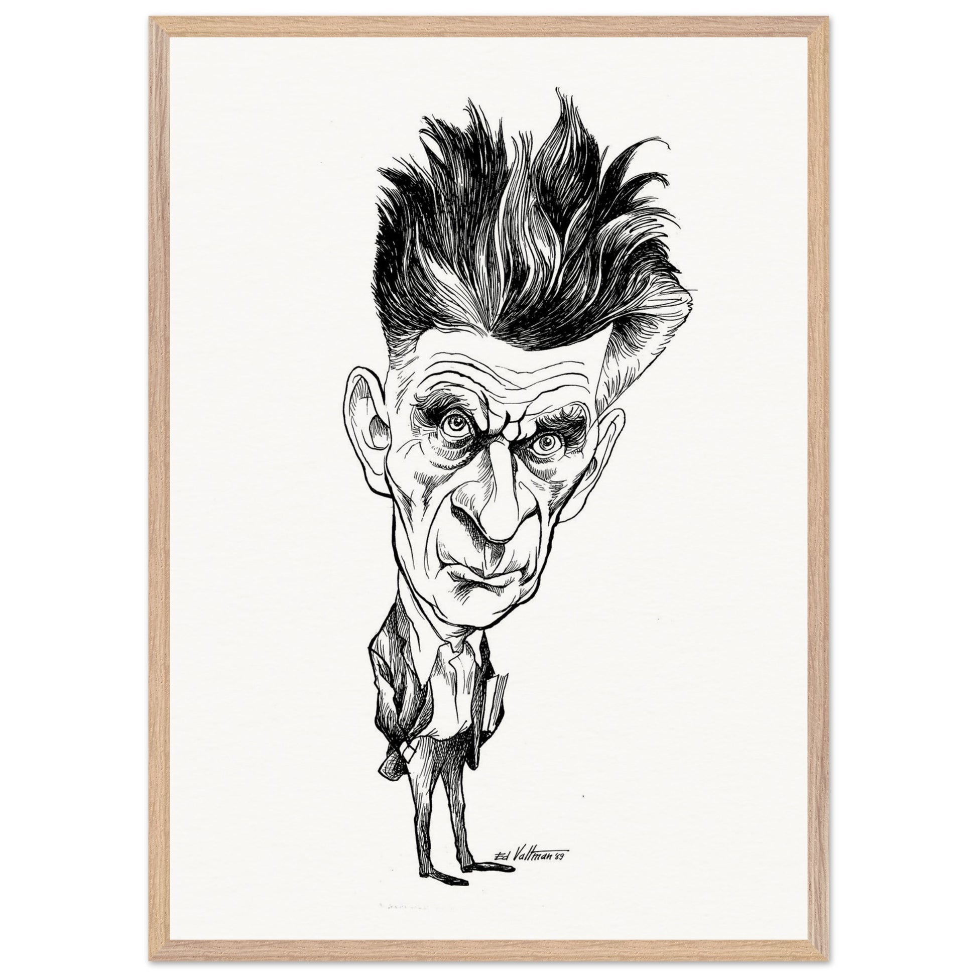 Samuel Beckett (1969) by Edmund Siegfried Valtman - Fine Art Print (view 19)