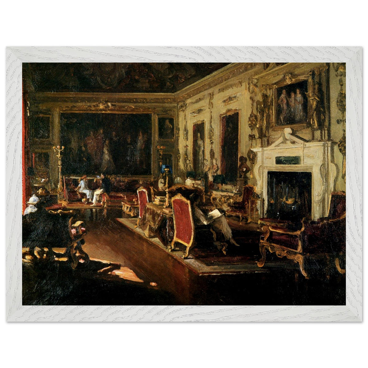 The Van Dyck Room, Wilton (1920) – Sir John Lavery (view 7)