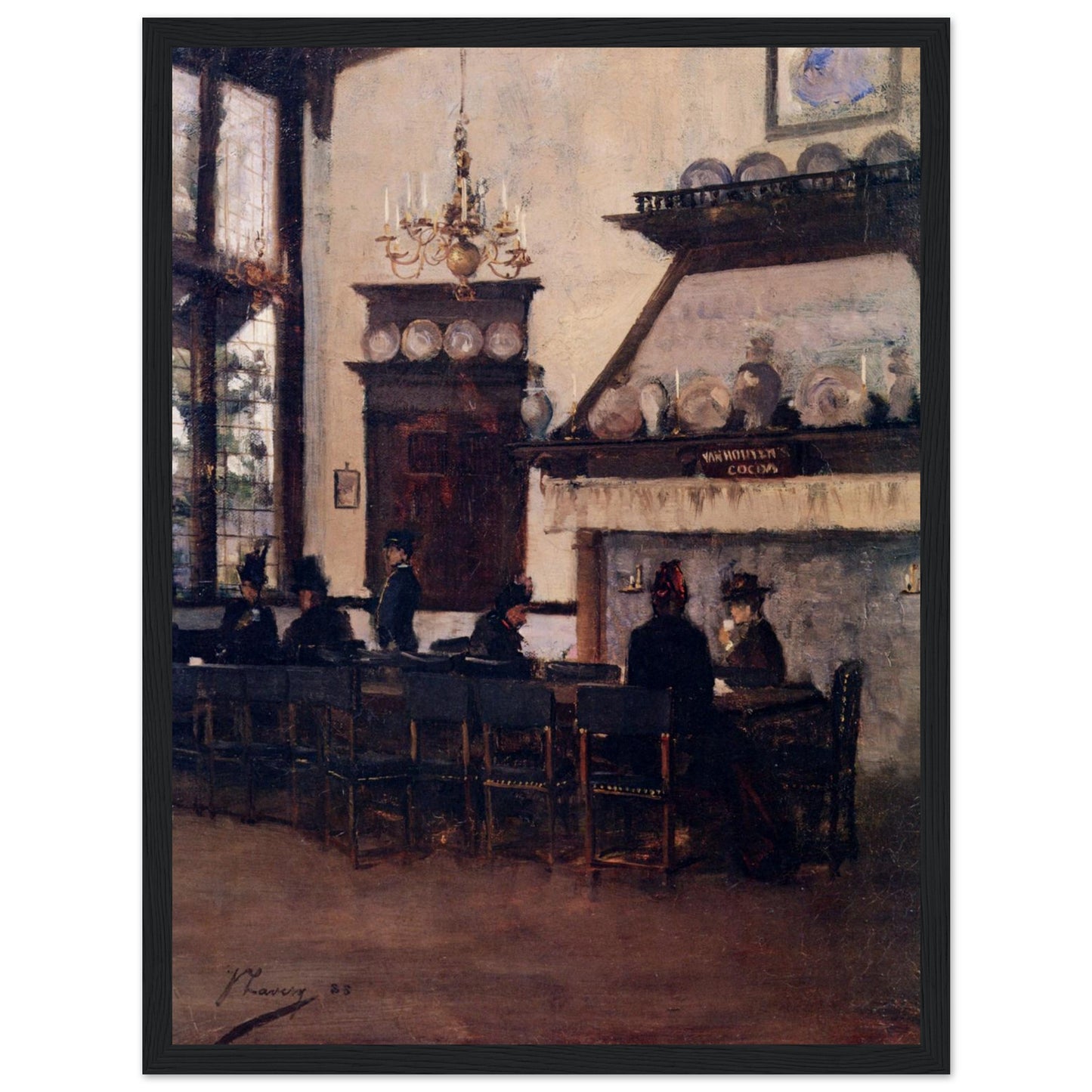 The Dutch Cocoa House, Glasgow International Exhibition (1888) – Sir John Lavery Print