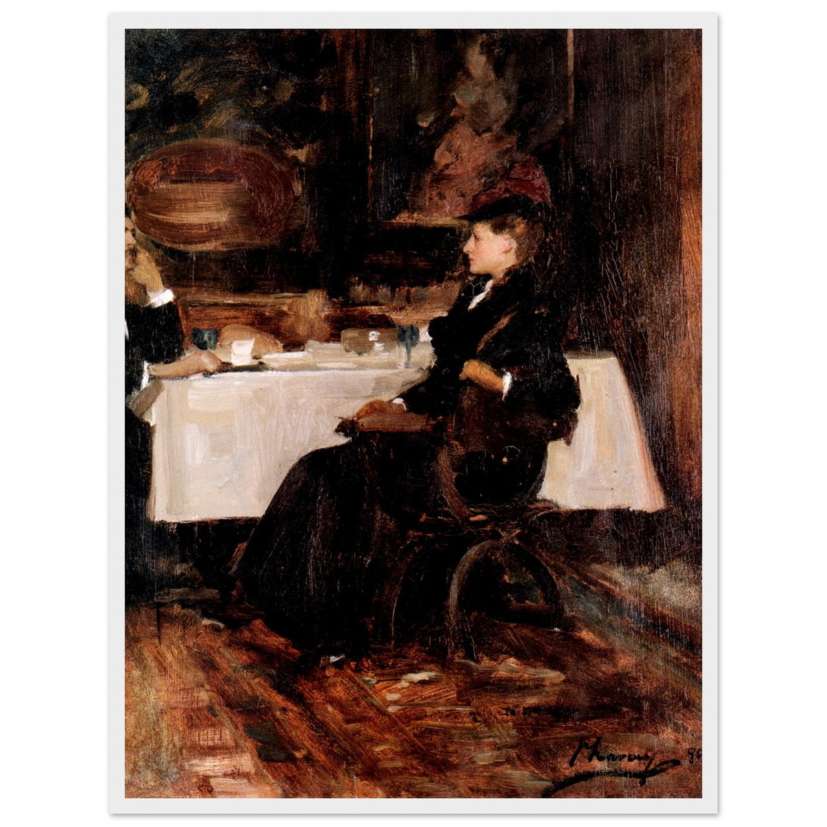 Mrs Adam at Dinner (1890) – Sir John Lavery (view 9)