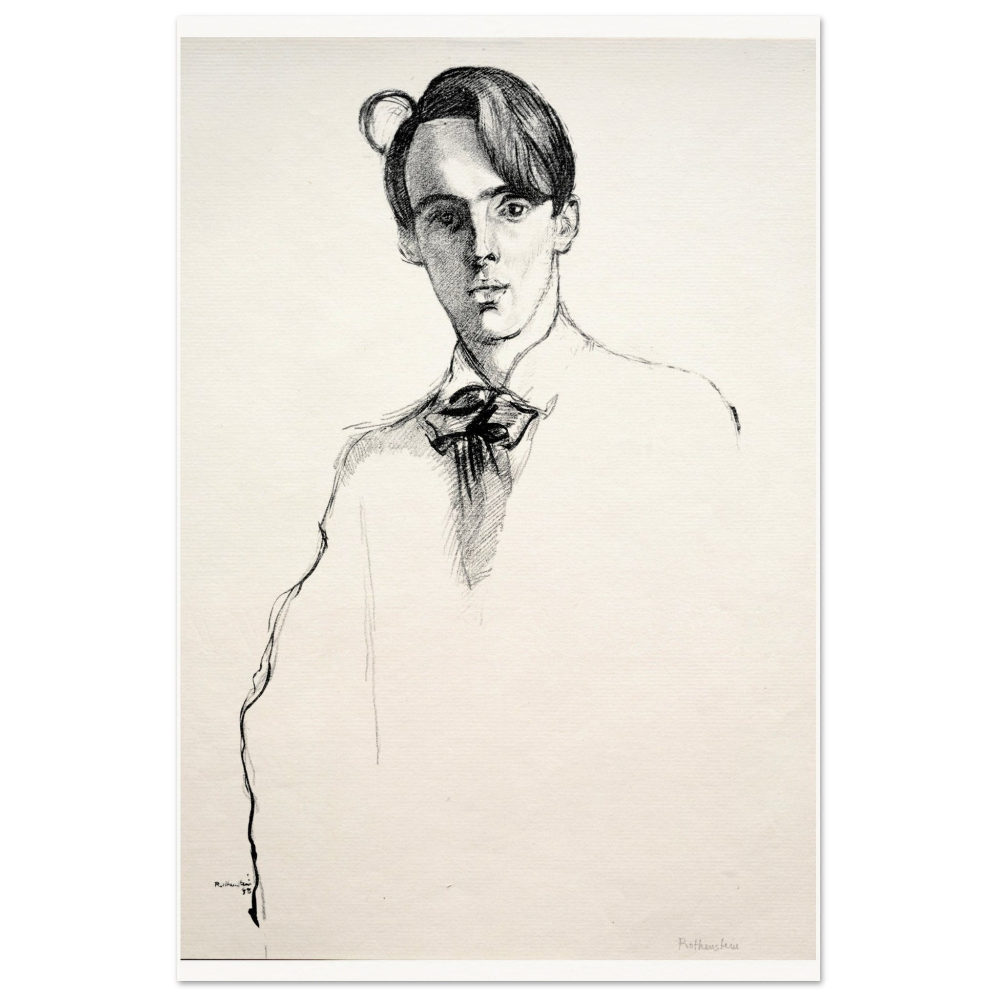 William Butler Yeats by William Rothenstein - Art Print (view 14)