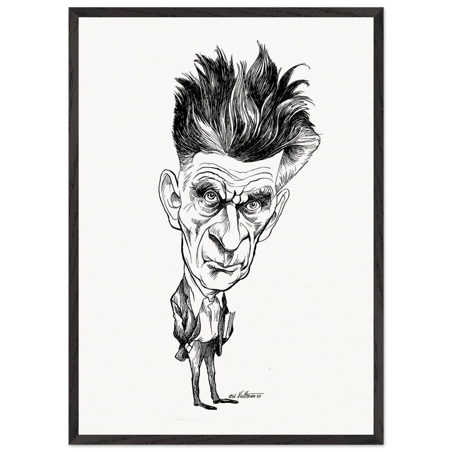 Samuel Beckett (1969) by Edmund Siegfried Valtman - Fine Art Print (view 22)
