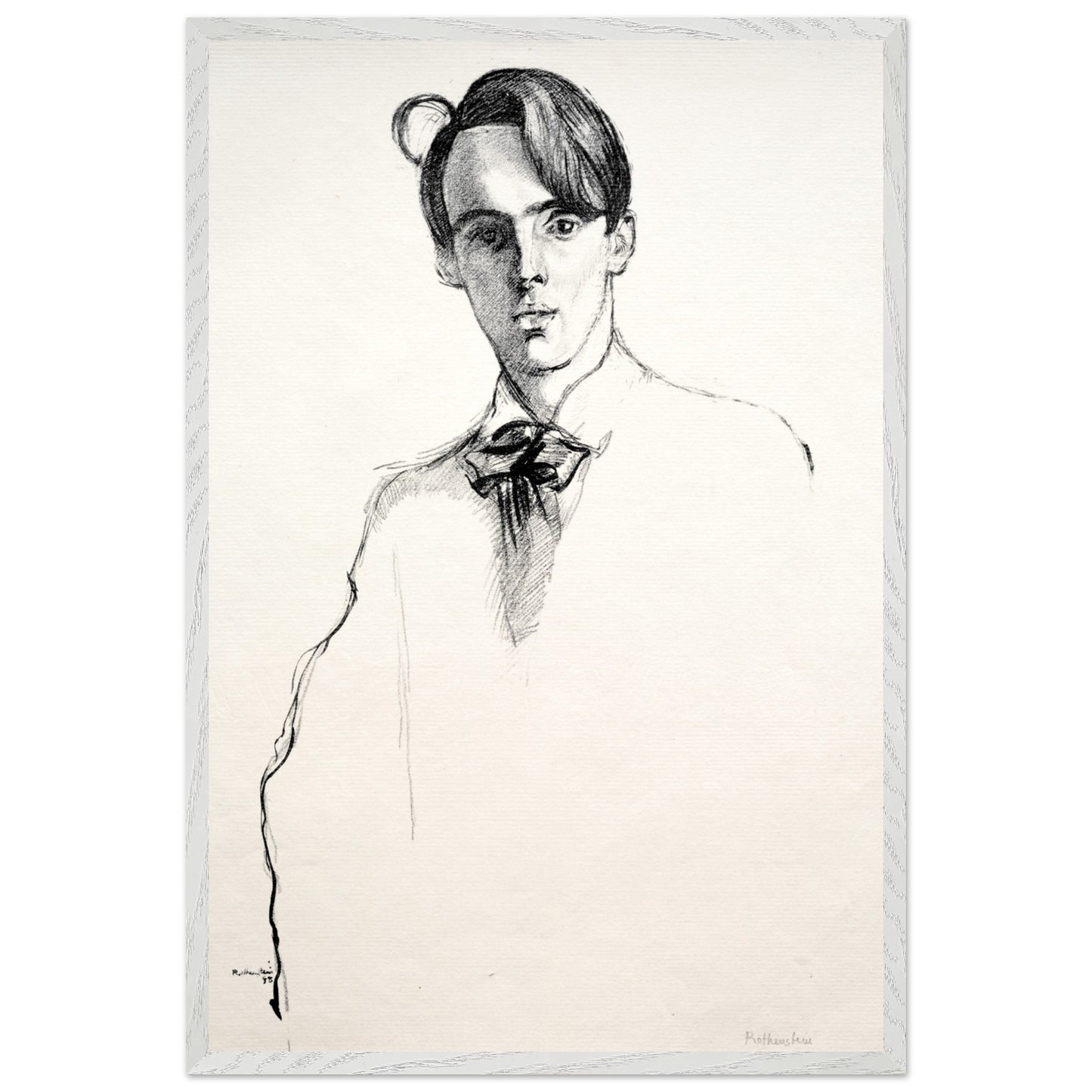 William Butler Yeats by William Rothenstein - Art Print (view 9)