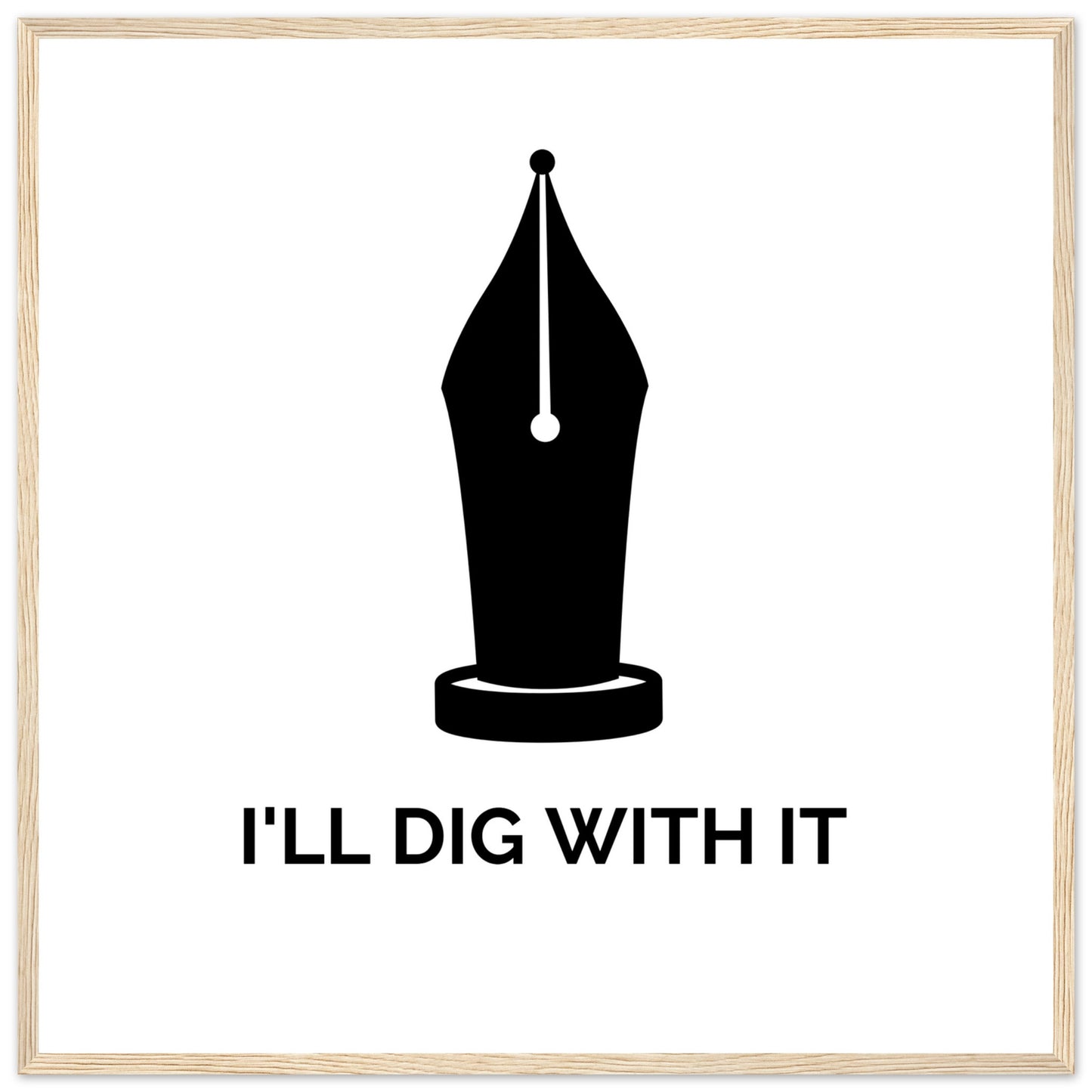 I’ll Dig With It – Seamus Heaney Quote Art Print (view 5)