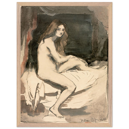Seated Female Figure – William Orpen Art Print (view 14)