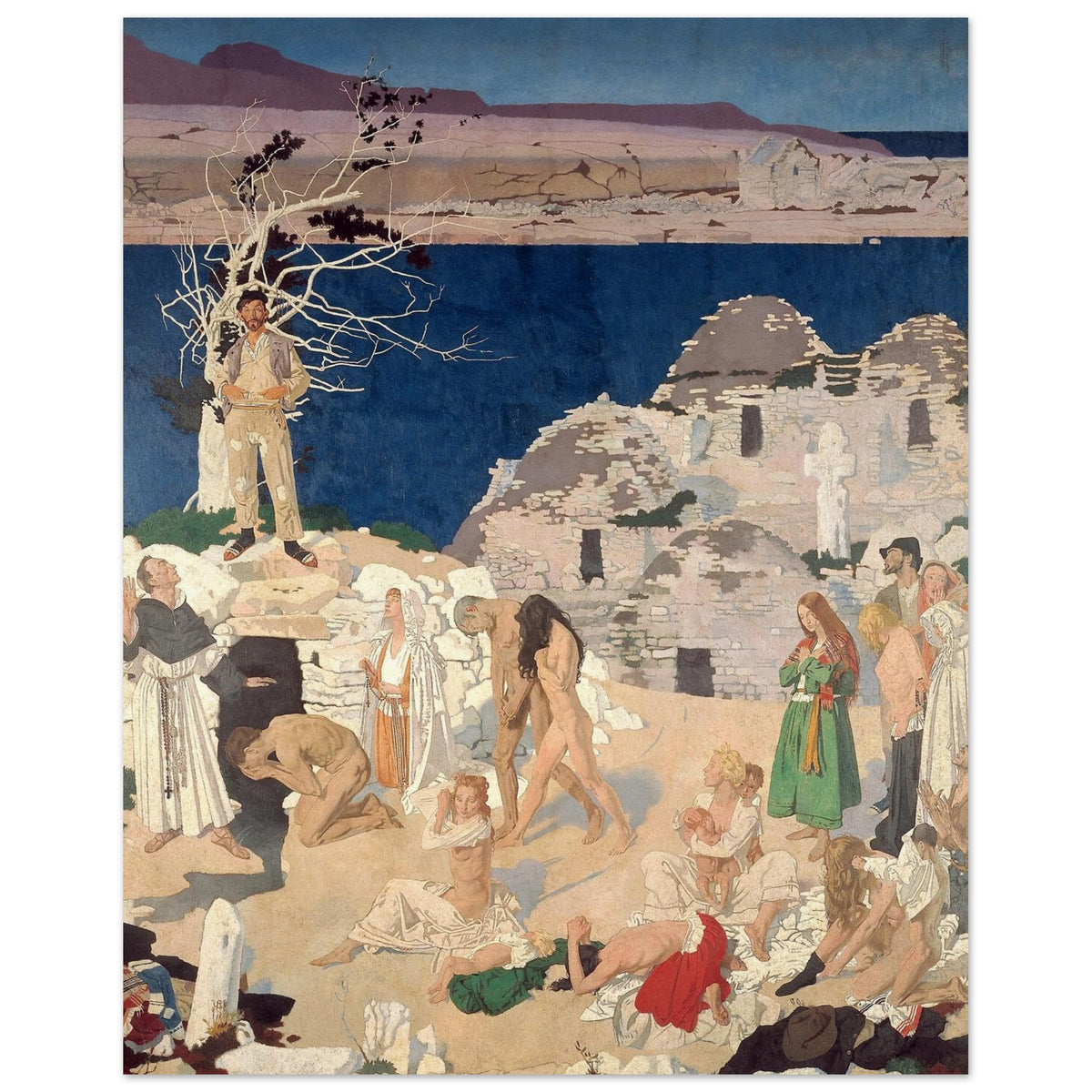 The Holy Well by Irish Artist William Orpen Art Print (view 12)
