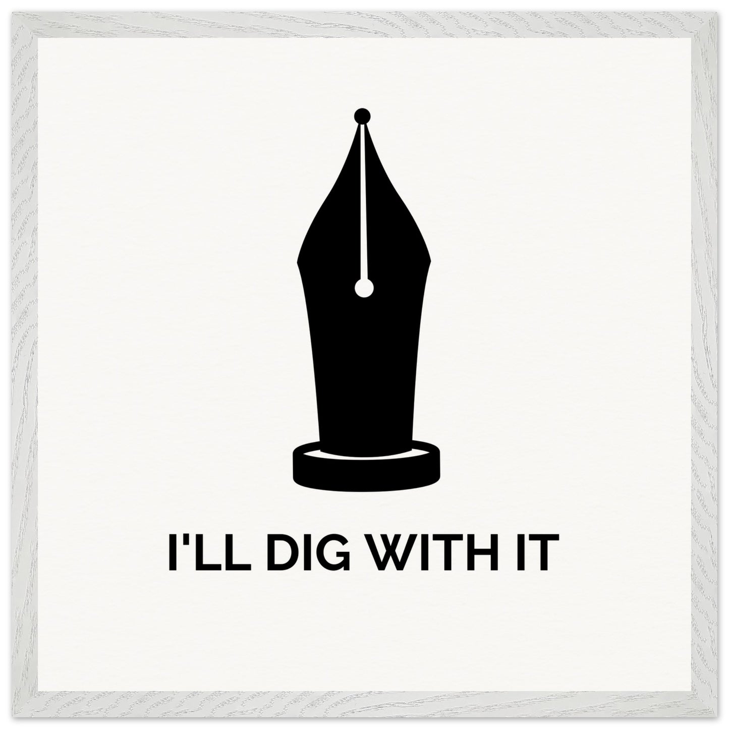 I’ll Dig With It – Seamus Heaney Quote Art Print (view 4)