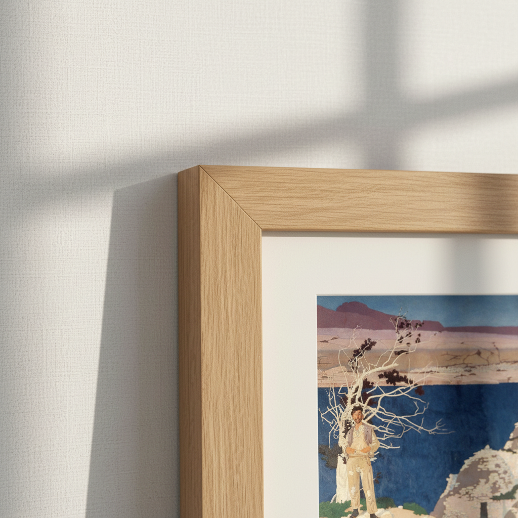 Frame corner detail mockup