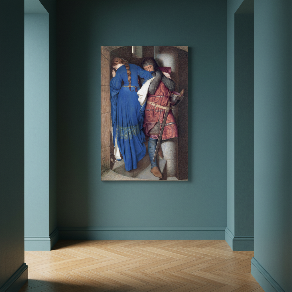 Hellelil & Hildebrand Turret Stairs Canvas Print