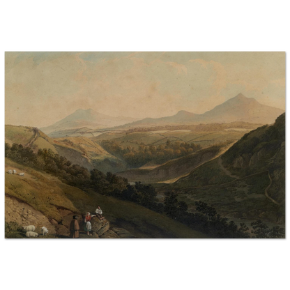 unframed reproduction of Little and Great Sugar Loaf Mountains by Henry Newton, National Gallery of Ireland