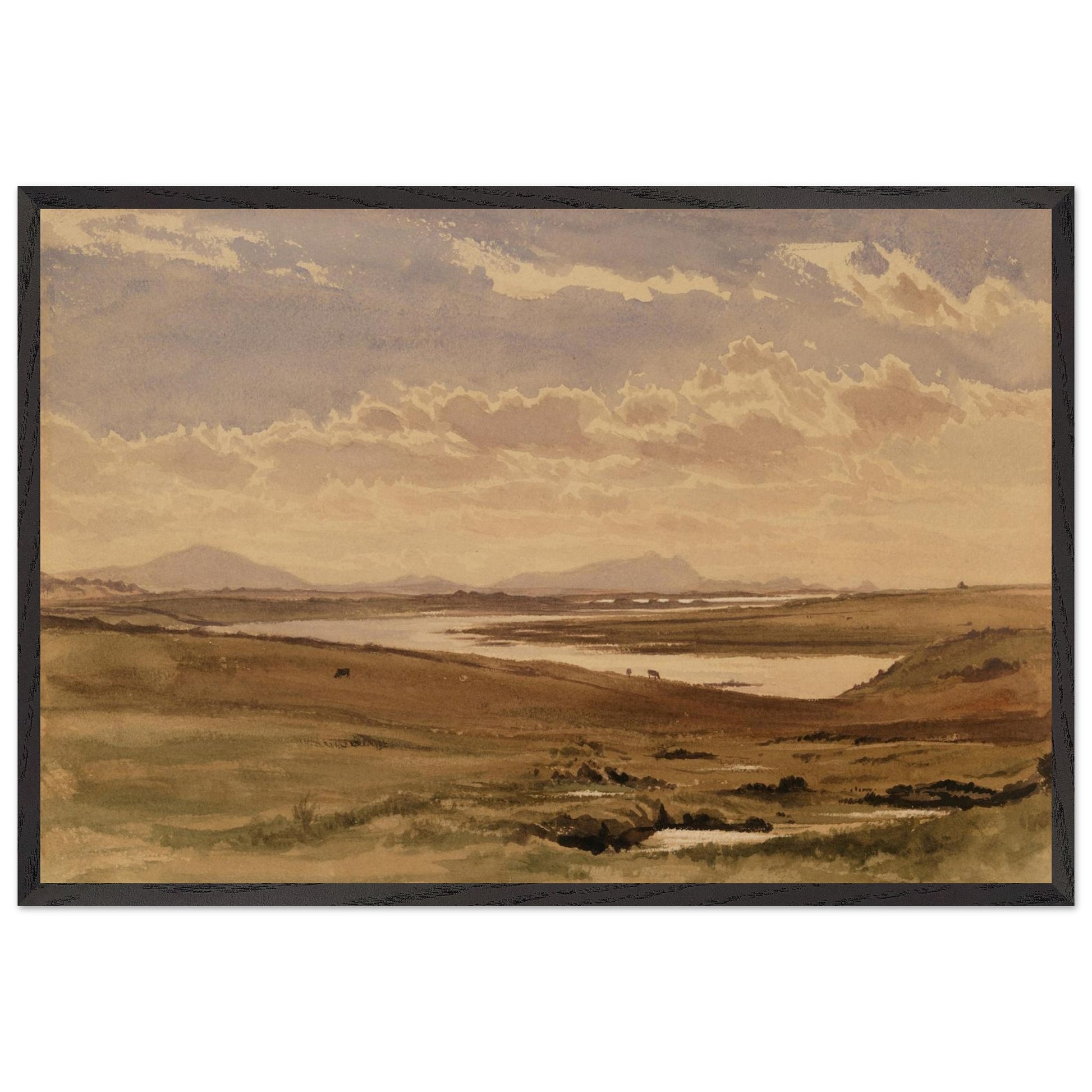 The Upper End of Lough Corrib – Frederic William Burton – detail view | Buy Irish Art