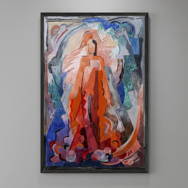 J'ai foulé seul le pressoir par l'artiste irlandais Mainie Jellett Impression d'art