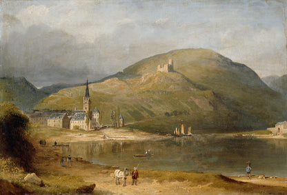 Bernkastel on the Moselle, oil painting by James Arthur O’Connor, 1834