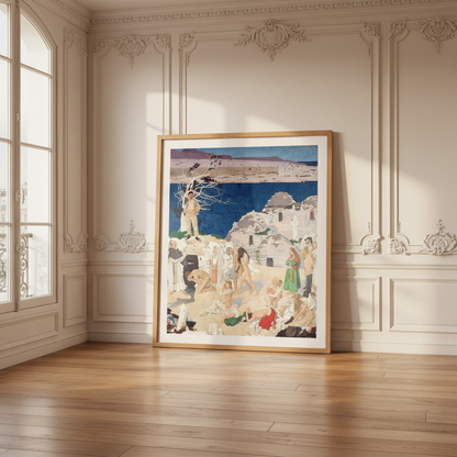 Parisian apartment mockup