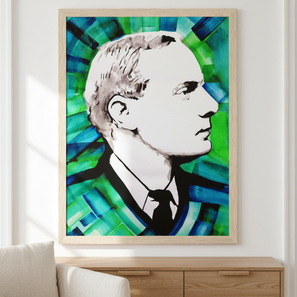 Patrick Pearse – Irish Patriot Fine Art Print, framed wall art by Buy Irish Art
