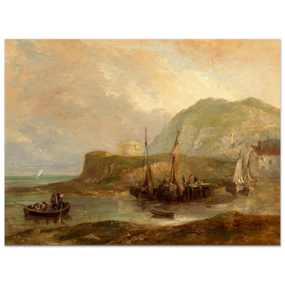 A View of Bray Head by Samuel Frederick Brocas – 30x40 cm unframed museum-quality print