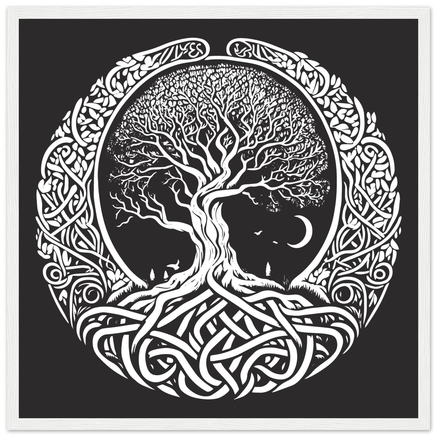 Celtic Tree of Life Print – sacred symbol of strength and harmony