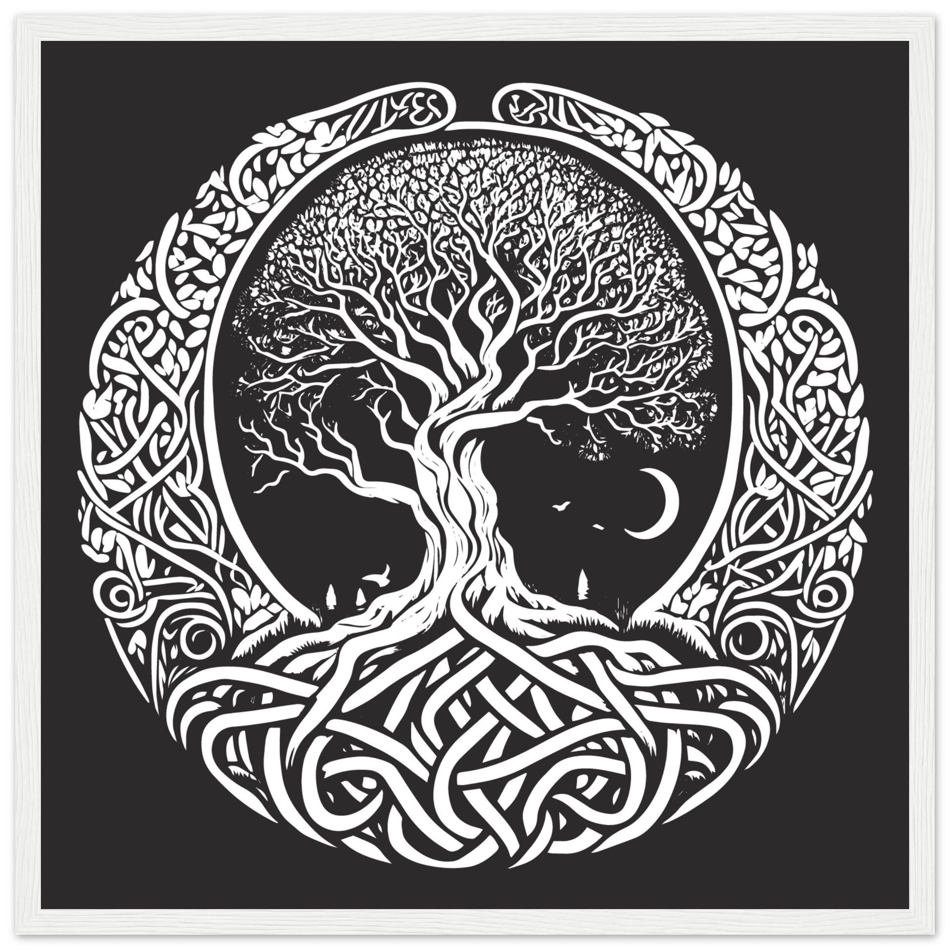 Celtic Tree of Life Print – sacred symbol of strength and harmony