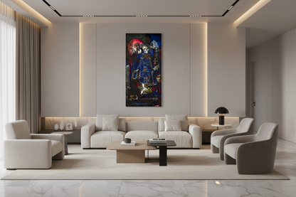 Das Lied des verrückten Prinzen" von Harry Clarke (1917) Leinwandbild