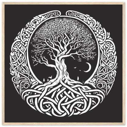 Celtic Tree of Life Print – sacred symbol of strength and harmony