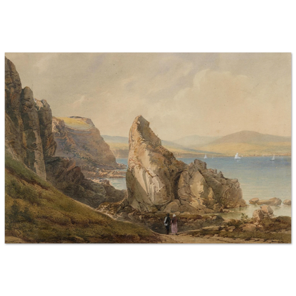 unframed reproduction of A Bay near Howth by Henry Newton from the National Gallery of Ireland