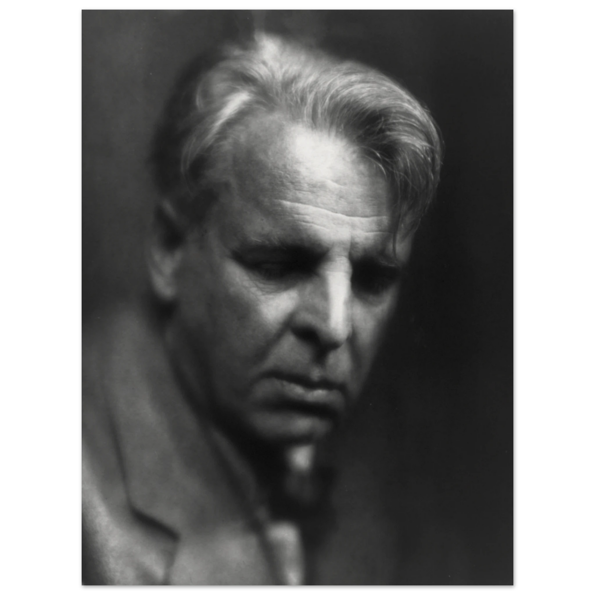 Museum-quality archival paper detail for William Butler Yeats reproduction art print.