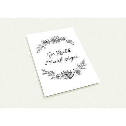 Go Raibh Maith Agat Dankeschön-Packung mit 10 Karten