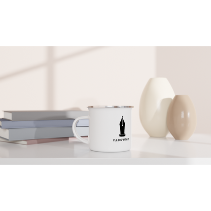 Ich werde damit graben Seamus Heaney Emaille-Becher