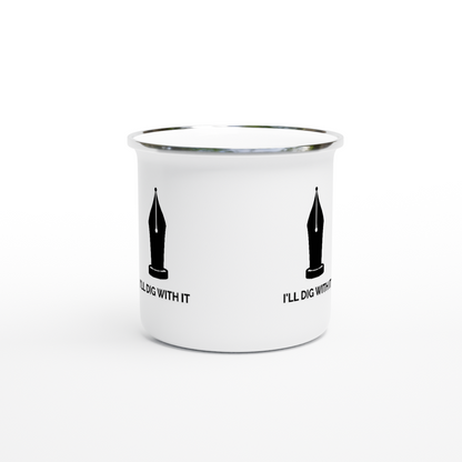 Ich werde damit graben Seamus Heaney Emaille-Becher