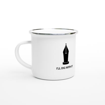 Ich werde damit graben Seamus Heaney Emaille-Becher